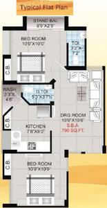 Project Image of 0.0 - 478.89 Sq.ft 2 BHK Apartment for buy in Akhand Jyot