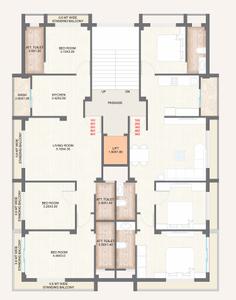 Project Image of 0.0 - 865.42 Sq.ft 3 BHK Apartment for buy in Akshar Vihar