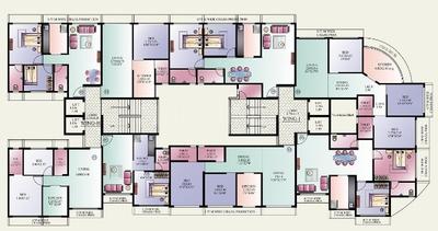 Project Image of 1480.0 - 1930.0 Sq.ft 2 BHK Apartment for buy in Samarth Developers Surat Samarth Enclave