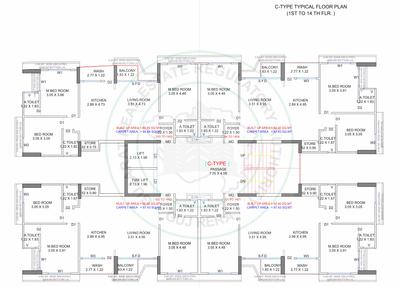 Project Image of 911.49 - 941.09 Sq.ft 3 BHK Apartment for buy in Amideep Valley