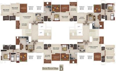 Project Image of 0.0 - 502.0 Sq.ft 2 BHK Apartment for buy in Gagan Cefiro Phase 3