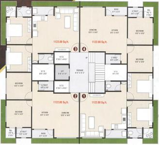 Project Image of 0.0 - 1122.0 Sq.ft 2 BHK Apartment for buy in Aastha Manki Residency