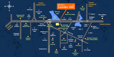 Project Image of 1244.0 - 1742.0 Sq.ft 2 BHK Apartment for buy in Bhuvesta Lourdes Nest