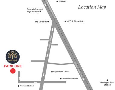 Project Image of 555.0 - 933.0 Sq.ft 1 BHK Apartment for buy in Park One