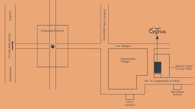 Project Image of 1199.0 - 1560.0 Sq.ft 2 BHK Apartment for buy in Primark Cygnus