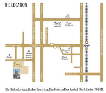 Project Image of 1000 Sq.ft 2 BHK Apartment / Flat for sale in Kandivali West for Rs. 22500000