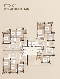 Project Image of 2205 Sq.ft 3 BHK Apartment / Flat for sale in Gota for Rs. 13000000