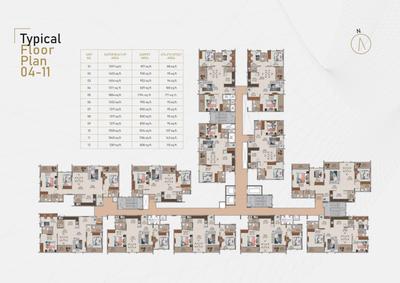 Project Image of 808.0 - 1194.0 Sq.ft 2 BHK Apartment for buy in Oceanus White Meadows