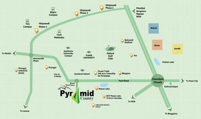 Project Image of 577.0 - 582.0 Sq.ft 2 BHK Apartment for buy in Prasad Pyramid County Bhukum Appartment