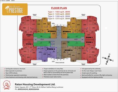 Project Image of 916.0 - 1110.0 Sq.ft 2 BHK Apartment for buy in Sai Ratan Prestige