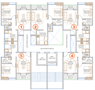 Project Image of 441.0 - 468.0 Sq.ft 1 BHK Apartment for buy in Roshan Milestone Wing B