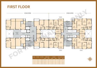 Project Image of 785.0 - 1050.0 Sq.ft 2 BHK Apartment for buy in Gandharv Gokulam