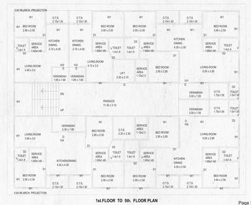 Project Image of 532.81 - 604.93 Sq.ft 3 BHK Apartment for buy in Madhav Anand Flats