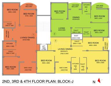 Project Image of 1100.0 - 1575.0 Sq.ft 2 BHK Apartment for buy in Mayfair Greens