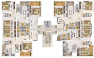 Lotus Galaxy Mansion 16 Galaxy Mansion 16 Cluster Plan 1