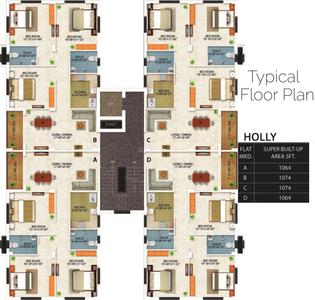 Project Image of 684.0 - 1074.0 Sq.ft 2 BHK Apartment for buy in GS Geetanjali Garden