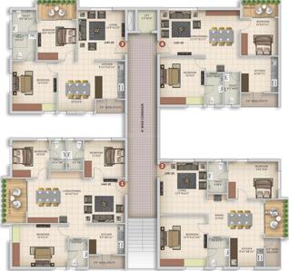 Project Image of 1165.0 - 1464.0 Sq.ft 2 BHK Apartment for buy in Anuhar Purple Tunes