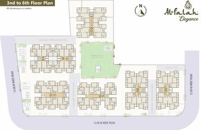 Project Image of 559.08 - 843.89 Sq.ft 2 BHK Apartment for buy in Al Falah Elegance