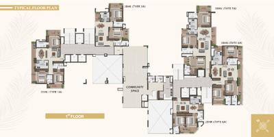 Project Image of 773.92 - 1550.0 Sq.ft 2 BHK Apartment for buy in Eiffel Palm Vista