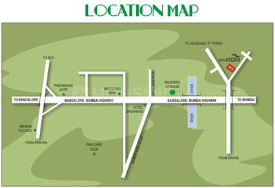 Project Image of 1600 Sq.ft 3 BHK Apartment / Flat for sale in Wakad for Rs. 9742000
