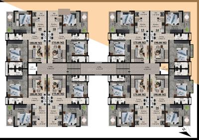 Project Image of 1151.74 - 2045.14 Sq.ft 2 BHK Apartment for buy in Ferns Residency