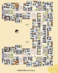 Project Image of 470.0 - 1010.0 Sq.ft 1 BHK Apartment for buy in Jain Dream World City Precinct II