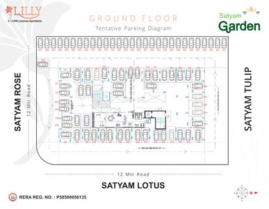 Project Image of 1000.0 - 1450.0 Sq.ft 2 BHK Apartment for buy in Satyam Garden
