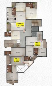 Project Image of 1239.0 - 2679.0 Sq.ft 2 BHK Apartment for buy in Asset Rangoli