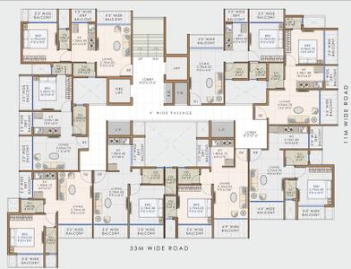 Project Image of 305.21 - 322.48 Sq.ft 1 BHK Apartment for buy in Neelkanth Rudra