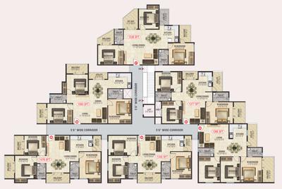 Project Image of 1134.0 - 1584.0 Sq.ft 2 BHK Apartment for buy in Sri Sai Sarovar