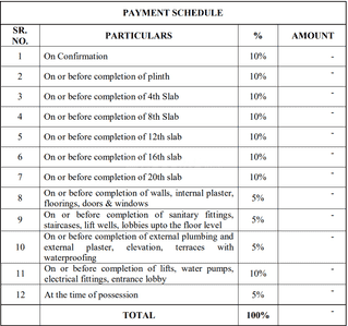 Navroze Najamai Mansion Construction Linked Payment (CLP) 1
