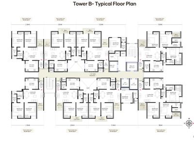 Project Image of 702.02 - 989.96 Sq.ft 2 BHK Apartment for buy in Aakar Topaz