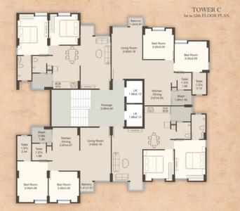 Project Image of 1046.0 - 1071.0 Sq.ft 2 BHK Apartment for buy in Darshanam Aagman