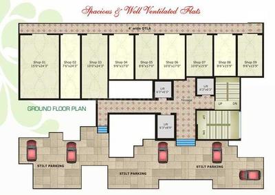 Project Image of 356.0 - 542.0 Sq.ft 1 BHK Apartment for buy in Kalash Kumkum Sector 7 Building 23 Wing F