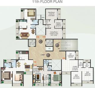 Project Image of 653.0 - 879.0 Sq.ft 1 BHK Apartment for buy in Devkrupa Dev Aashirwad