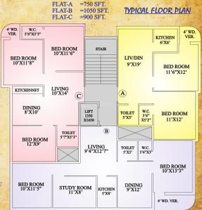 Project Image of 750.0 - 1050.0 Sq.ft 2 BHK Apartment for buy in Unique Vatika