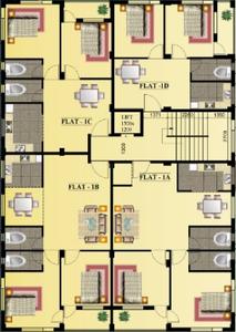 Project Image of 352.79 - 697.89 Sq.ft 1 BHK Apartment for buy in Kuntala Apartment