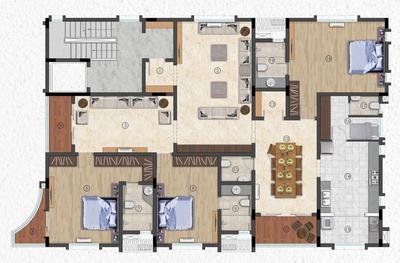 Project Image of 0.0 - 3194.0 Sq.ft 3 BHK Apartment for buy in Chaitanya Lavanya