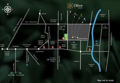 Project Image of 306.45 - 322.7 Sq.ft 1 BHK Apartment for buy in Aakar Olive Homes