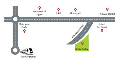 Project Image of 1200.0 - 2400.0 Sq.ft Residential Plot Plot for buy in Vinyas Green Valley