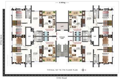 Project Image of 623.0 - 1082.0 Sq.ft 1 BHK Apartment for buy in Sumit Heritage