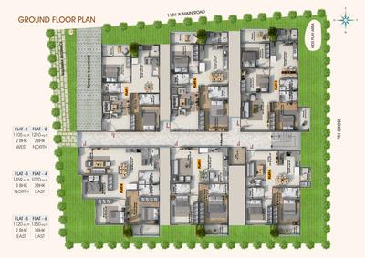 Project Image of 1070.0 - 1597.0 Sq.ft 2 BHK Apartment for buy in Aishwaryam Tranquil