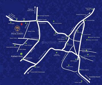 Project Image of 1362.0 - 1744.0 Sq.ft 2 BHK Apartment for buy in Palm Kailash Palm Street