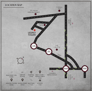 Project Image of 432.0 - 2430.0 Sq.ft 1 BHK Apartment for buy in Legacy Tower Subh Shagun Enclave Phase II