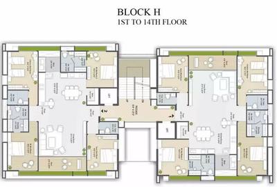 Project Image of 2153.24 - 3112.58 Sq.ft 4 BHK Apartment for buy in Shreepad Park Arena