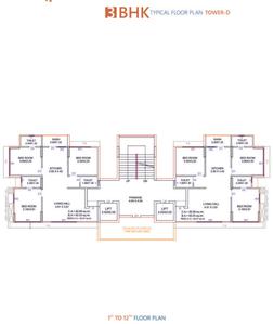 Project Image of 649.06 - 883.39 Sq.ft 2 BHK Apartment for buy in Hasti Shree Hari Sakar