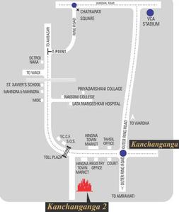 Project Image of 344.0 - 513.0 Sq.ft 2 BHK Apartment for buy in Vishal Kanchan Ganga 2