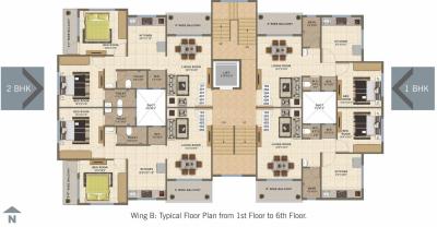 Project Image of 509.0 - 926.0 Sq.ft 1 BHK Apartment for buy in Skylark Sapphire