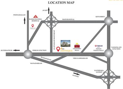 Project Image of 2058 Sq.ft 4 BHK Apartment / Flat for sale in Valasaravakkam for Rs. 29200000
