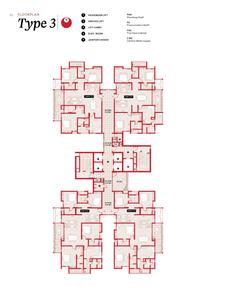 Project Image of 2860 Sq.ft 3 BHK Apartment / Flat for sale in Financial District for Rs. 32000000